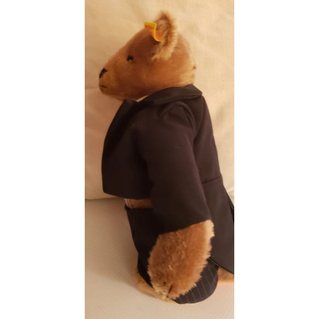 Textile Late 20th Century Steiff Collectible Teddy Bear-Groom For Sale - Image 7 of 12