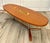 1960s Mid-Century Modern Oval Wood & Ceramic Tile Coffee Table For Sale - Image 12 of 16