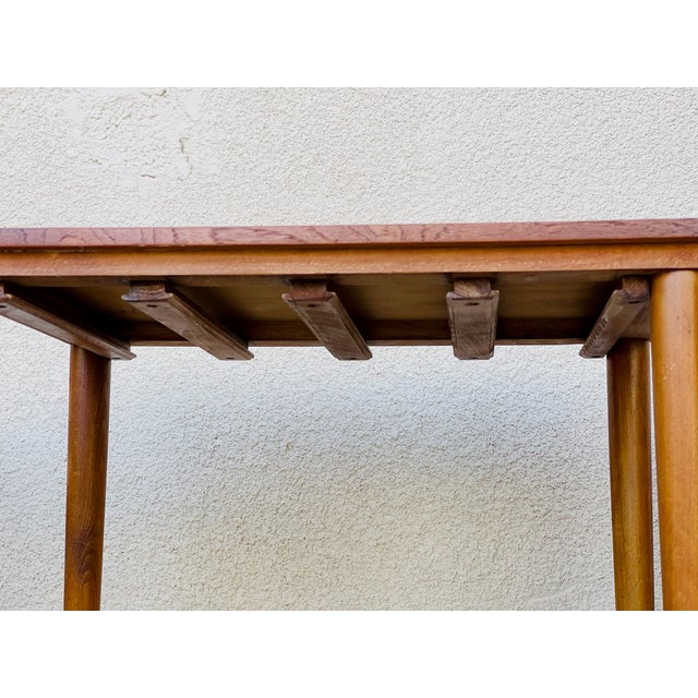 Scandinavian Teak Nesting Tables, 1960s, Set of 5 For Sale - Image 10 of 12