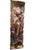 Vintage Handcrafted Wooden Wayang Golek Miniature Rod Puppet Ornaments Traditional Batik Clothing a Set of Five For Sale - Image 4 of 8