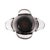 Featuring a sleek design and warm amber tones, this piece stands out with its fluid, sculpted shape, making it a...