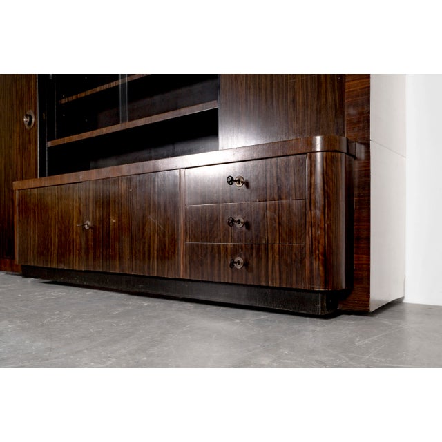Art Deco Cabinet in Makassar by Bruno Paul for Veb Hellerau, 1930s For Sale - Image 15 of 18