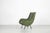 Mid-Century Modern Mid-Century Italian Green Leatherette Armchair, 1950s For Sale - Image 3 of 14