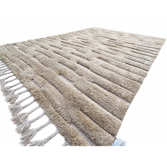 Rh Morro Wool Rug – 9' X 12' Wheat | Hand-Knotted New Zealand Wool For Sale - Image 15 of 18