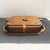 Wood 1930s Art Deco Hand-Carved Oak, Maple Wood and Brass Huge French Box For Sale - Image 7 of 15