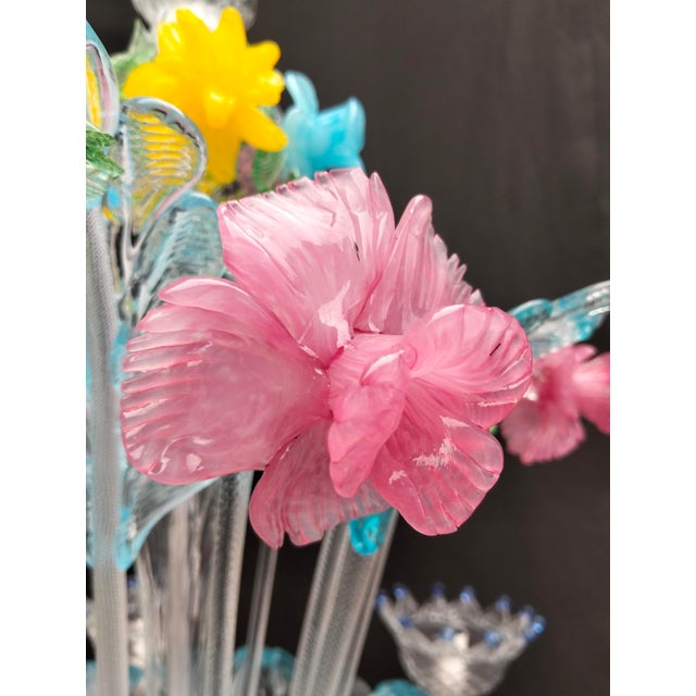 Vintage Chandelier in Murano Glass, 1980s For Sale - Image 16 of 18