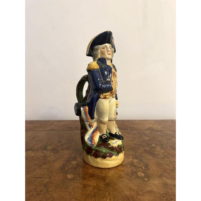 Late 19th Century Antique Lord Nelson Toby Jug, 1870 For Sale - Image 5 of 7