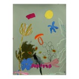 Ak Hardeman - Original Artwork - Sea Bearing Berries and Mushrooms For Sale