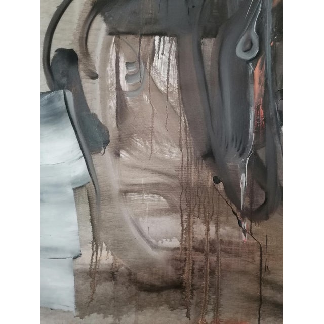 Early 21st Century Stefano Mazzolini, Kherson Trincea, 2023, Acrylic & Oil on Canvas For Sale - Image 5 of 12