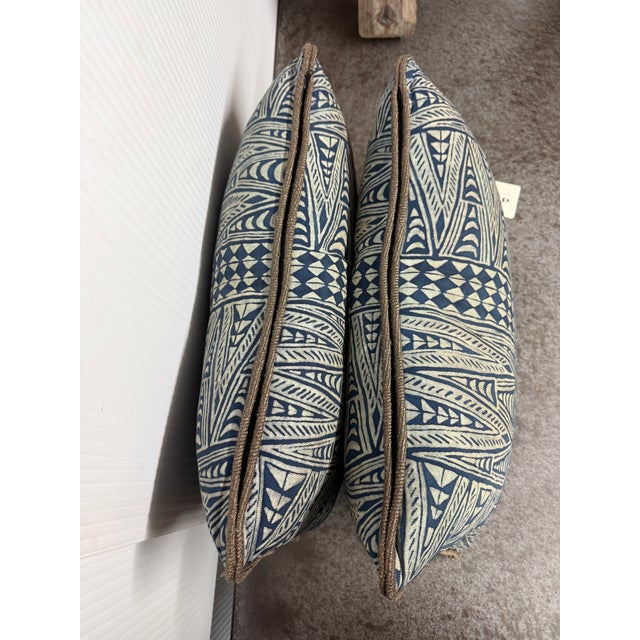 David Duncan for Fortuny Mellila Decor Pillows, Pair For Sale - Image 9 of 12