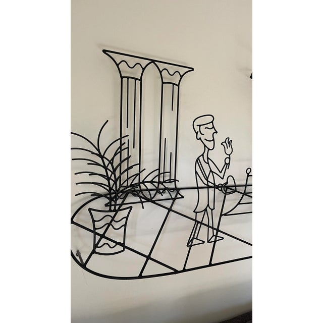 Mid-Century Modern 1990s Large DeBusk Metal Sculpture For Sale - Image 3 of 5