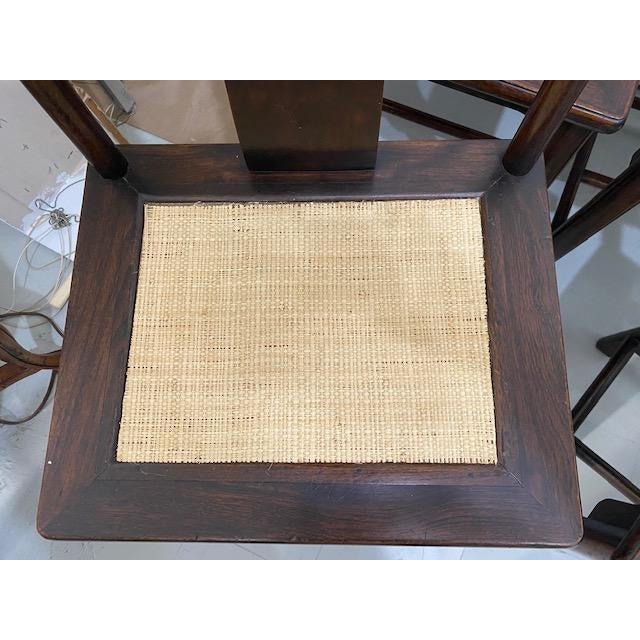 Chinese Hat Dining Side Chairs - Set of 4 For Sale - Image 10 of 11