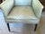 Green Regency Deep Seated Howard and Sons Style Library Arm Chair For Sale - Image 8 of 10