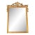 1980s Water Gilt Wood Wall, Pier or Console Mirror, Carved, For Sale