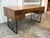 Industrial Crate & Barrel Atwood Rustic Industrial Desk For Sale - Image 3 of 12