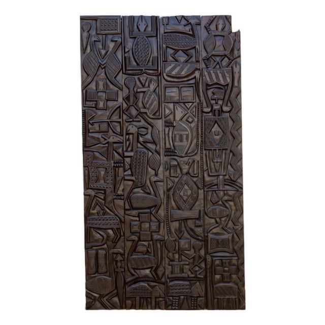 Very Tall Mid 20th Century African Nupe Door For Sale
