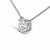 Haus of Brilliance 14K White Gold 1.00 Cttw Lab Grown Diamond Solitaire Pendant For Sale - Image 4 of 4