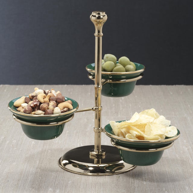A luxurious addition to any tablescape, the Monte Napoleone 3-Tier Condiment Bowl Set combines practicality with elevated...