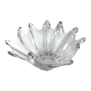 Early 20th Century Daum France Crystal Orion Starfish Bowl For Sale