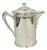 Antique English Victorian Silver Plated Enamel Line Large Beverage Water Pitcher For Sale