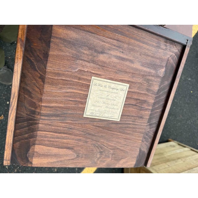 Vintage American Sheraton Two Drawer Nightstand Side Table For Sale - Image 12 of 13