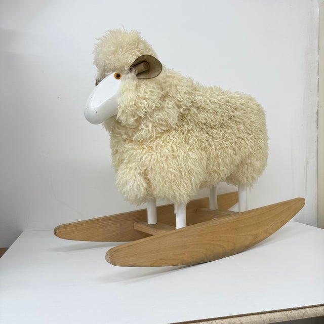 Rocking Sheep by Hanns Peter Krafft for Meier, 1980s For Sale - Image 17 of 18