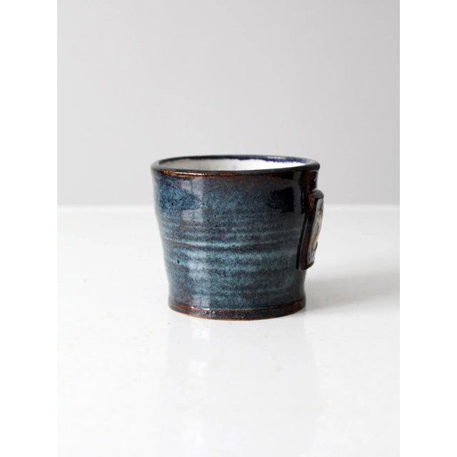 Contemporary Vintage Starfish Studio Pottery Vase For Sale - Image 3 of 10