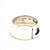 Authentic Gucci Estate Ring Size 5.5 Sterling Silver Height 8 mm G28 This elegant Authentic Gucci ring is made of sterling...