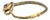 Late 19th Century 14k Yellow Gold Snake Bracelet For Sale