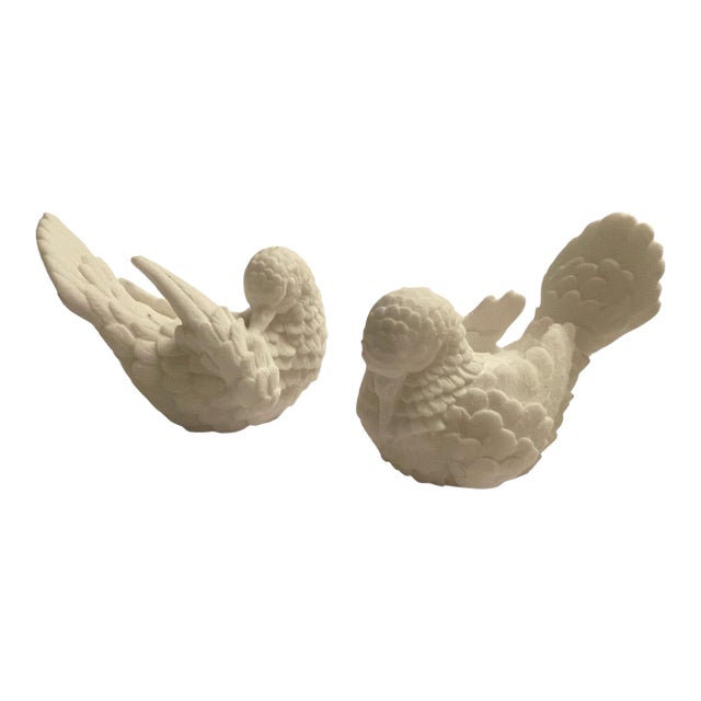 Vintage Italian Porcelain Birds - A Pair For Sale