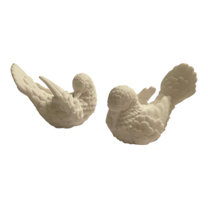 Vintage Italian Porcelain Birds - A Pair