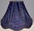 Blue Mid-Century German Table Lamp with Brass Base and Sequined Shade, 1950s For Sale - Image 8 of 10