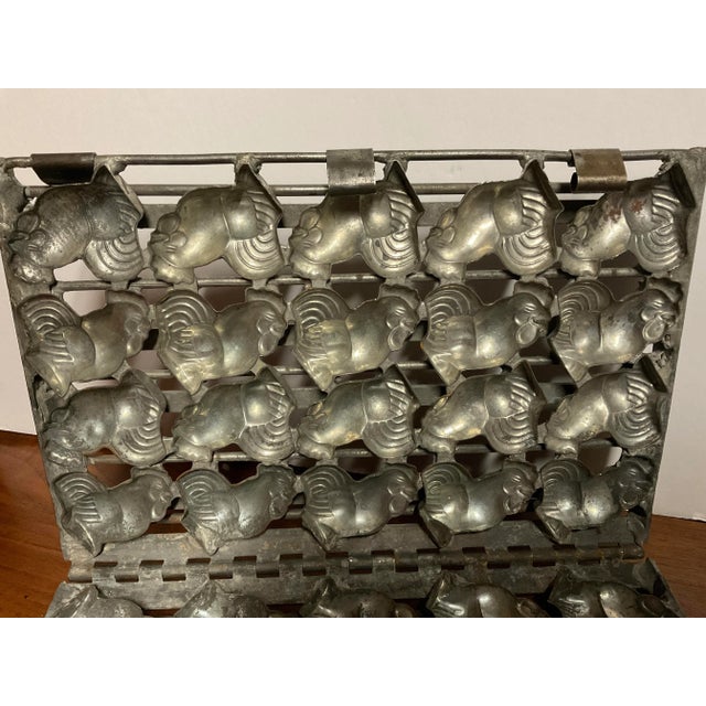 Farmhouse Early 20th Century German Double Sided Chicken Chocolate Mold For Sale - Image 3 of 7