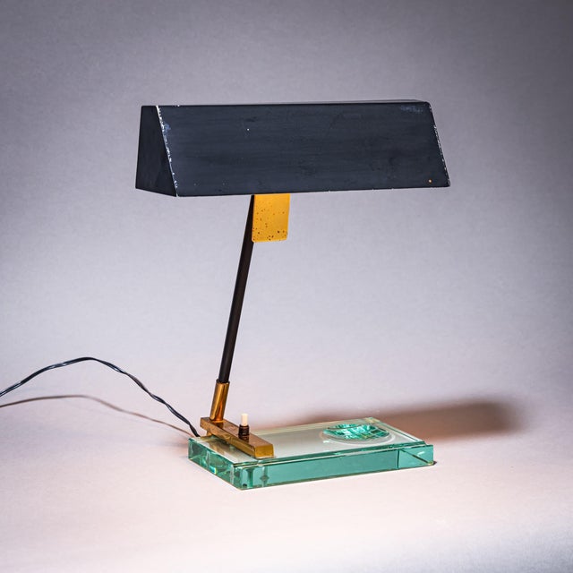 Mid 20th Century Table Lamp, Fontana Arte, Italy For Sale In New York - Image 6 of 18