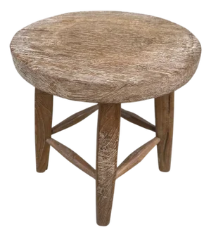 Andrianna Shamaris Wabi Sabi Round Side Table or Stool