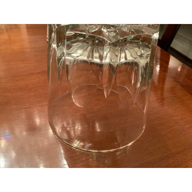 Glass 1980s Petite Crystal Ice Bucket For Sale - Image 7 of 8
