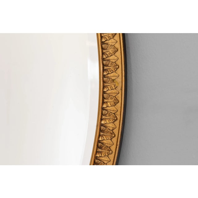 Oval Gilt Mirror, 1930s For Sale - Image 3 of 6