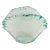 Large 1980s Contemporary Art Glass Ocean Water Wave Vase For Sale