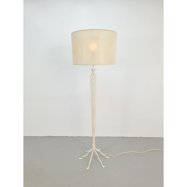 20th Century French Wrought Iron Floor Lamp, 1930 For Sale - Image 9 of 9
