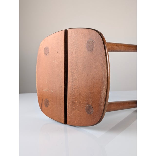 Wooden Stools by Pierre Gautier Delaye, France, 1960s, Set of 2 For Sale - Image 12 of 18