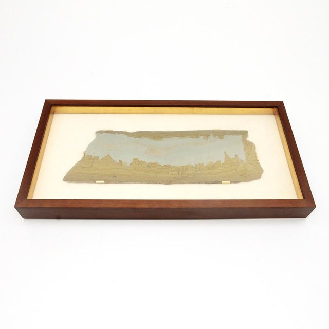 1960s Framed Stone Paesina Slab, 1960s For Sale - Image 5 of 12