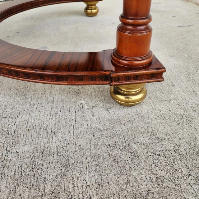 Brown Maitland Smith French Empire Cocktail Table For Sale - Image 8 of 18