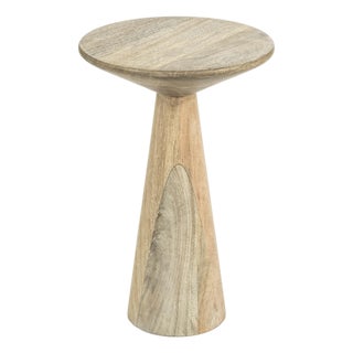 Brescia Mango Wood Accent Table, Short- 18" For Sale