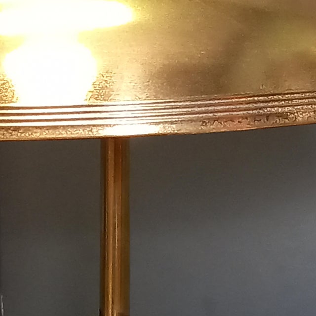 Gold Table Lamp attributed to Giovanni Michelucci, 1940s For Sale - Image 8 of 18