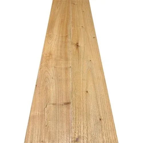 Asian Natural Wood Console Table For Sale - Image 4 of 7