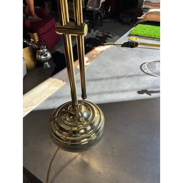 Vintage Gold Metal Extendable Desk Lamp Task Lighting For Sale In Atlanta - Image 6 of 12