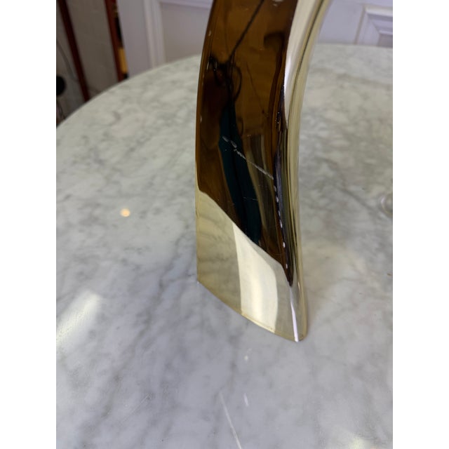 Italian Pair of Kartell Metallic Gold "Taj Mini" Led Table Lamps by Ferruccio Laviani For Sale - Image 3 of 7