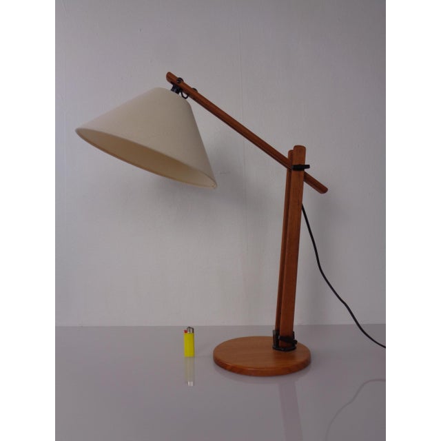 Adjustable Teak Desk Lamp by Mads Caprani, Denmark, 1970s For Sale - Image 9 of 18