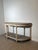 Vintage Half Moon Console Table For Sale - Image 4 of 6