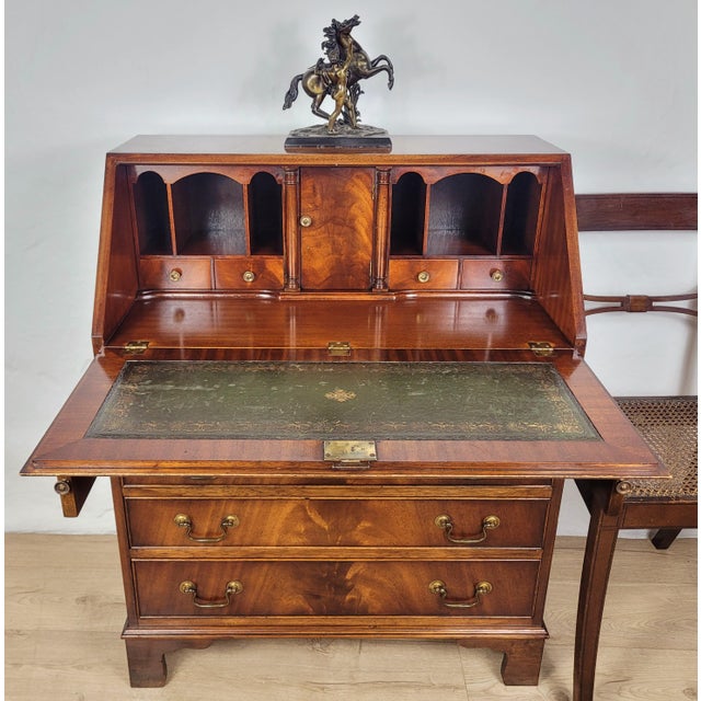 This beautiful vintage writing bureau desk would make for a wonderful addition to a mid 20th century living room or home...